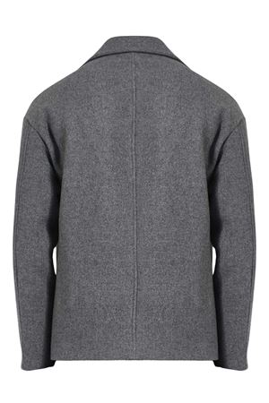 Grey wool blend coat DANIELE ALESSANDRINI | DA1FW26K104171